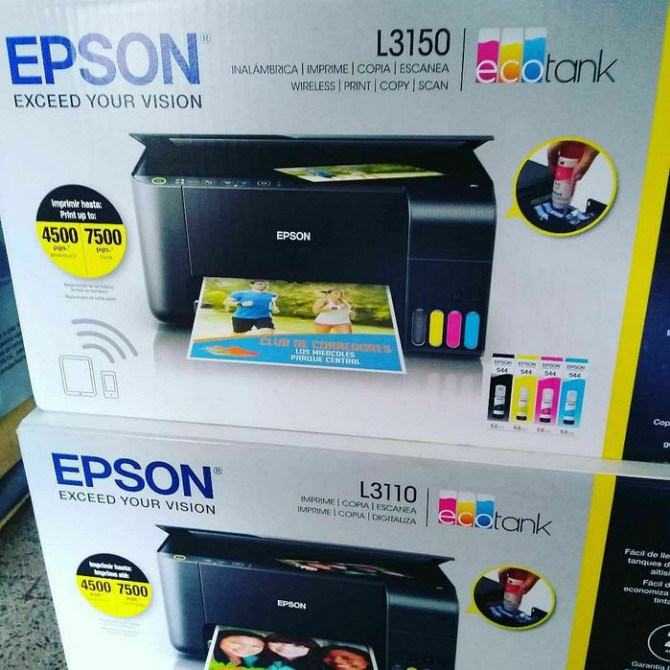 2  - rasm МФУ EPSON L3150 (3в1+, Wi-Fi, струйный принтер)