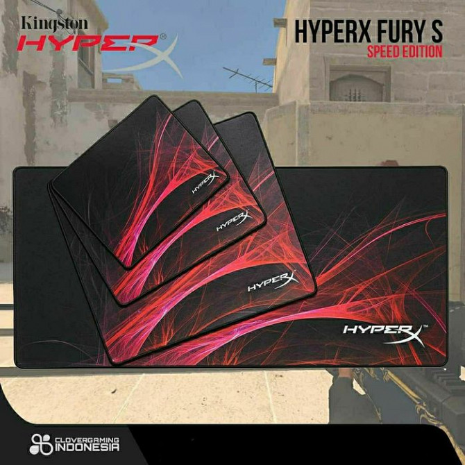 2  - rasm Игровой коврик для мышки Hyperx (1шт) Hyperx FURY S Small (290×240mm)
