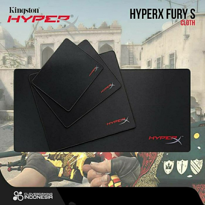 1  - rasm Игровой коврик для мышки Hyperx (1шт) Hyperx FURY S Small (290×240mm)