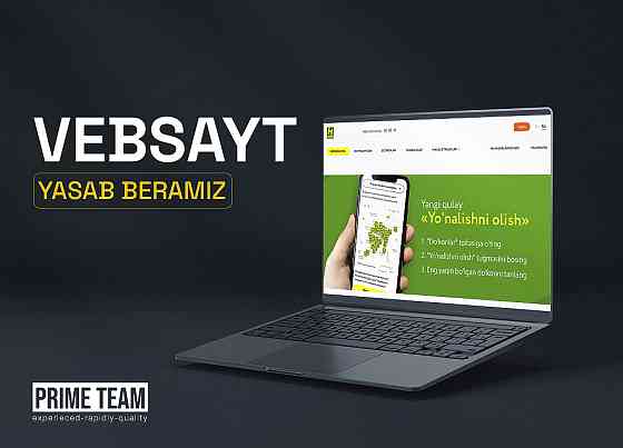 Дастурлаш Хизматлари - Веб сайт | Мобил | Тизим | Дизайн Toshkent