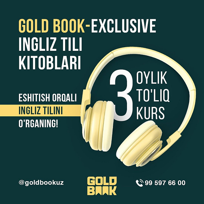 Gold book l 3 oyda ingliz tilini o’rganing Ташкент - изображение 1