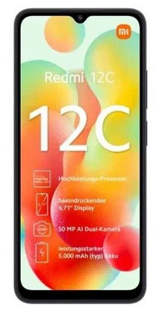 Xiaomi Redmi 12C 4/128Gb Graphite Gray Ташкент - изображение 1